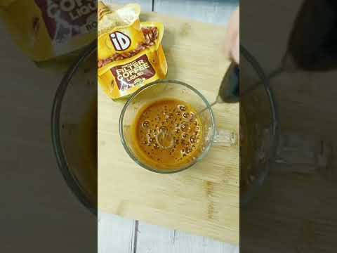 Perfect Bubbly Filter Coffee | iD Instant Filter Coffee Liquid Review #shorts #foodreview #ytshorts