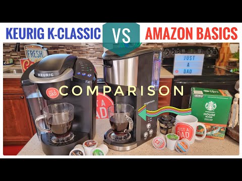 Keurig K-Classic vs Amazon Basics Dual Brew Single Serve Coffee Maker K-Cup Comparison