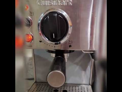 Cuisinart EM-100 espresso machine quick how-to video!