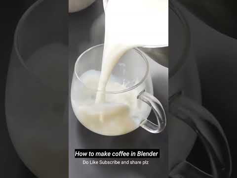 Coffee in Blender | Coffee Recipe #shorts #viralshorts