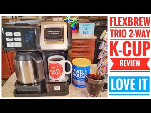 REVIEW Hamilton Beach FlexBrew Trio 2 Way Single Serve Coffee Maker K-Cup Machine 49966