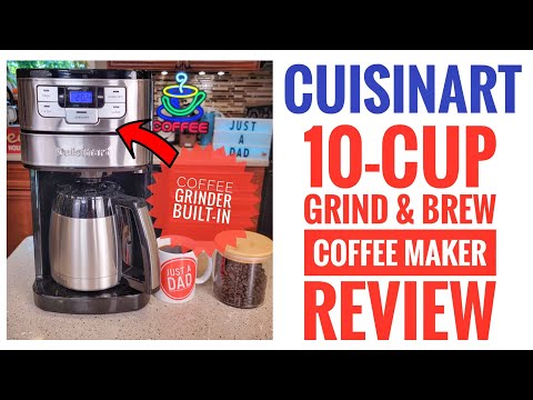 Cuisinart 10 Cup Coffee Maker with Grinder, Automatic Grind & Brew  DGB-450 Review   I LOVE IT!