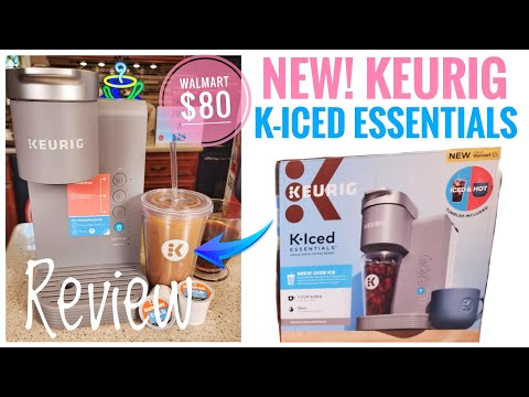 New! Walmart Keurig K-Iced Essentials Iced & Hot Single Serve K Cup Coffee Maker Review