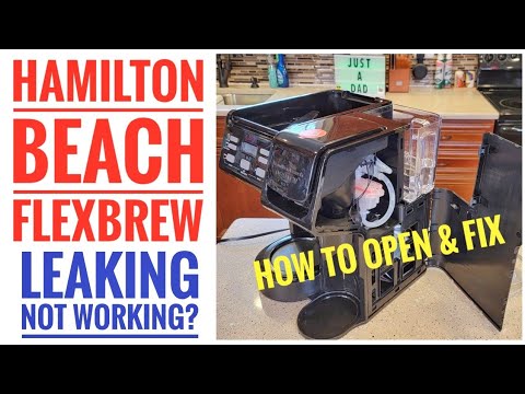 HOW TO FIX Hamilton Beach FlexBrew Trio Coffee Maker Leaking Water 49904 Not Working