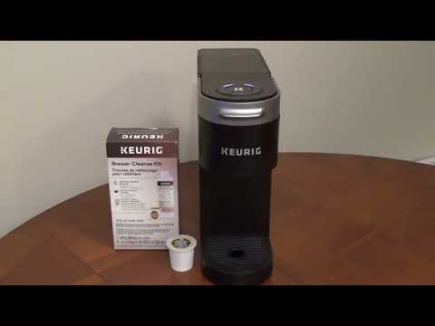 Descaling a Keurig K Slim Coffee Maker with the Keurig Brewer Cleanse Kit