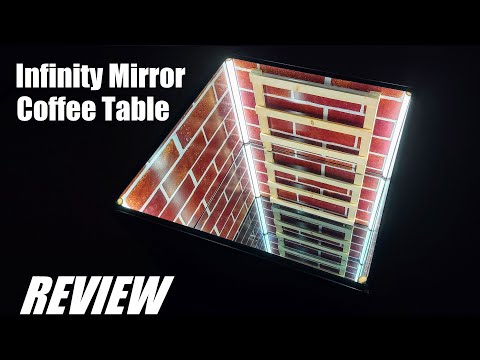 REVIEW: 3D Infinity Mirror Coffee Table – Underground Entrance / Mineshaft [SOHO Forever]