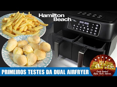 Testando a Dual Air Fryer Digital Hamilton Beach Digital 8 Litros com 3 Receitas Deliciosas