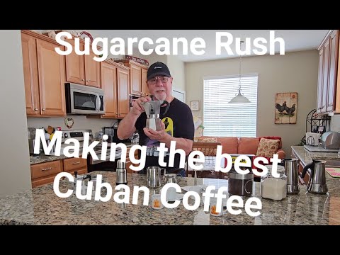 How to make the best Cuban Coffee! With the Bialetti Moka, Cafe Pilon and Sugarcane Rush!