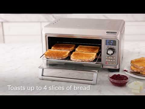 Toaster Oven | Hamilton Beach® | Professional Sure-Crisp® Air Fry Digital Toaster Oven (31241)