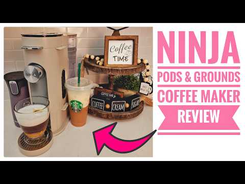 Ninja Pods & Grounds Single Serve K-Cup Coffee Maker Review   Makes Great Iced Coffee!