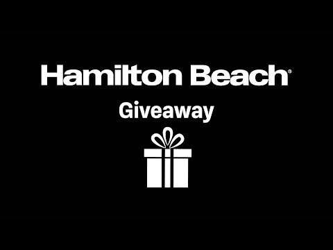 Hamilton Beach Electric Pressure Cooker Giveaway Video