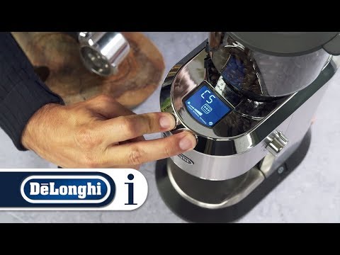 How to programme the settings on the De’Longhi KG521.M Dedica Grinder