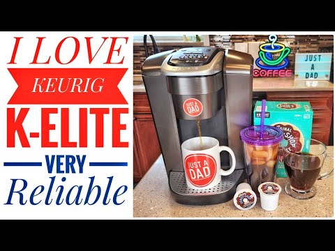 REVIEW Keurig K-Elite Coffee Maker Single Serve K Cup Pod Brewer K-90 Iced Coffee BEST KEURIG