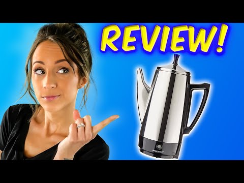 Presto 12-Cup Stainless Steel Coffee Maker Review And Demo