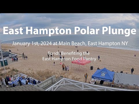-(Main Beach Timelapse)- 2024 Main Beach Polar Plunge…  40f water temp.