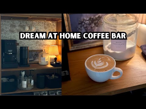 Creating my dream coffee bar at home