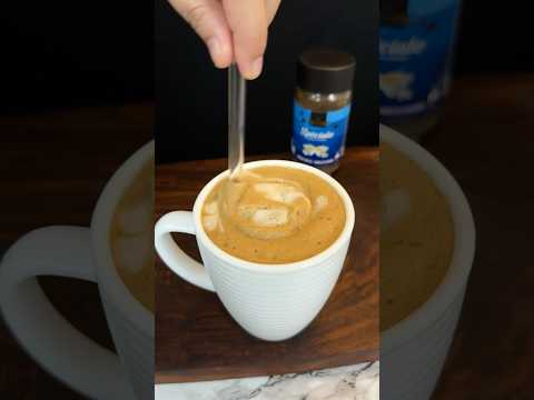 Creamy vanilla coffee ASMR || #asmr #recipe #cooking #indianasmrworld #hotcoffee #food