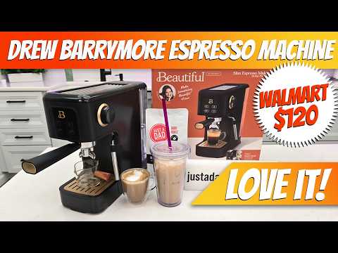 Beautiful Slim Espresso Maker by Drew Barrymore REVIEW  I Love It!