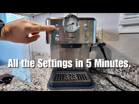 Delonghi Linea Classic EM450 – All the Settings in 5 Minutes