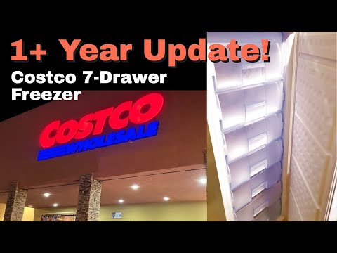 Costco Freezer One Year Later! 7-Drawer Hamilton Beach Update on Upright Model