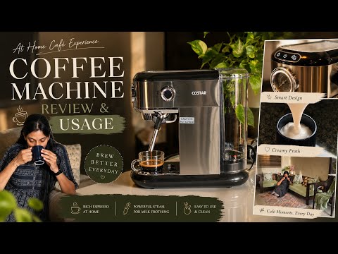 Finally!! Coffee Machine Review ☕☕ | How to Use & Review of Co-Star Coffee Machine