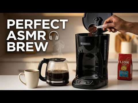 Black And Decker Coffee Maker – How to Make Coffee ASMR
