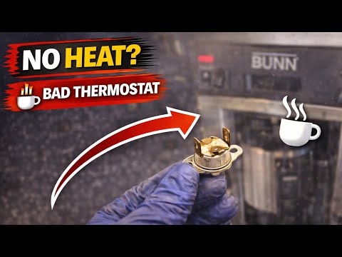 Coffee Machine Not Heating? Fix Thermostat (BUNN)