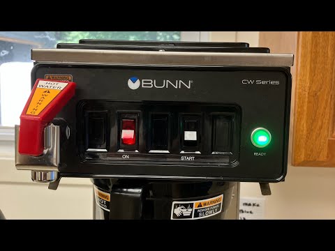 Setting The Batch Size (or Volume)  Of The Bunn CWTF15-APS,PF