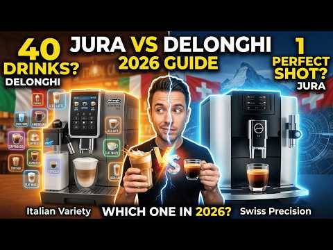 Jura vs DeLonghi 2026 – 6 Models Compared (Which Should You Buy?)
