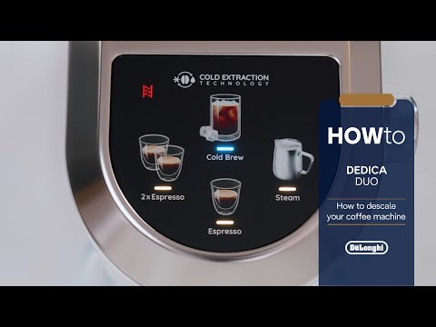 Dedica Duo  | How to descale your coffee machine
