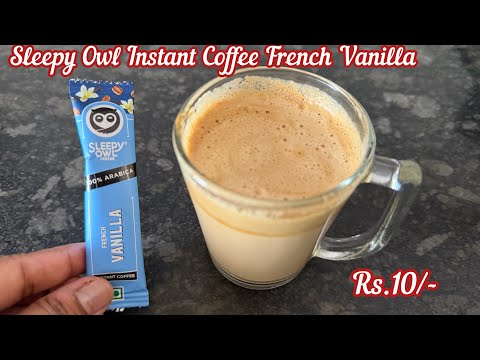 Sleepy Owl French Vanilla Premium Instant Coffee Review & Recipe | Sleepy Owl Instant Coffee